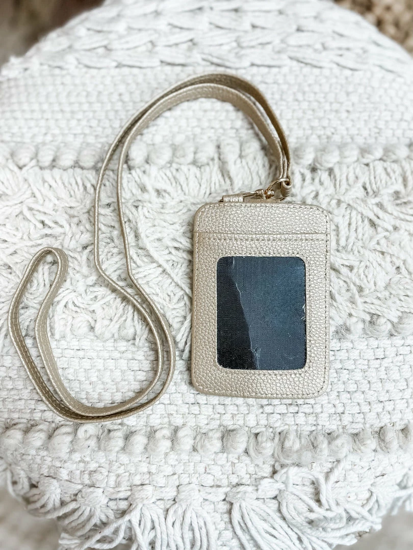 Texas Bling Julia ID Wallet- Champagne Bags 1 Texas Bling Julia ID Wallet- Champagne Bags