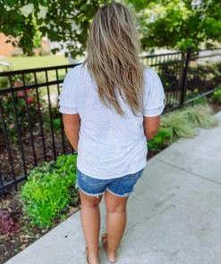 Hayden Take Me Away: Resort Edition Catalina Terry Cinch Sleeve Tee