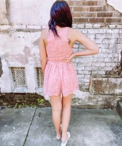 She + Sky Jolie Floral Print Romper Rompers & Jumpsuits