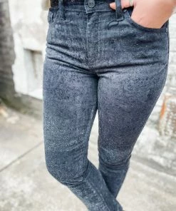 Kancan Denim Jada Black Ankle Skinny Jeans