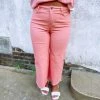 Entro Ayla Peach High Waisted Denim Pants