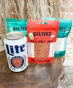 Texas Bling Gifts Beer Salt Strips- Salt & Lime 5 Texas Bling Gifts Beer Salt Strips- Salt & Lime