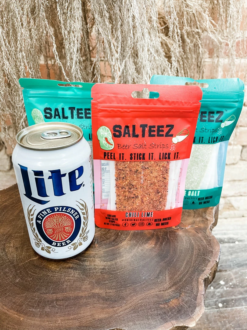 Texas Bling Gifts Beer Salt Strips- Salt & Lime 3 Texas Bling Gifts Beer Salt Strips- Salt & Lime