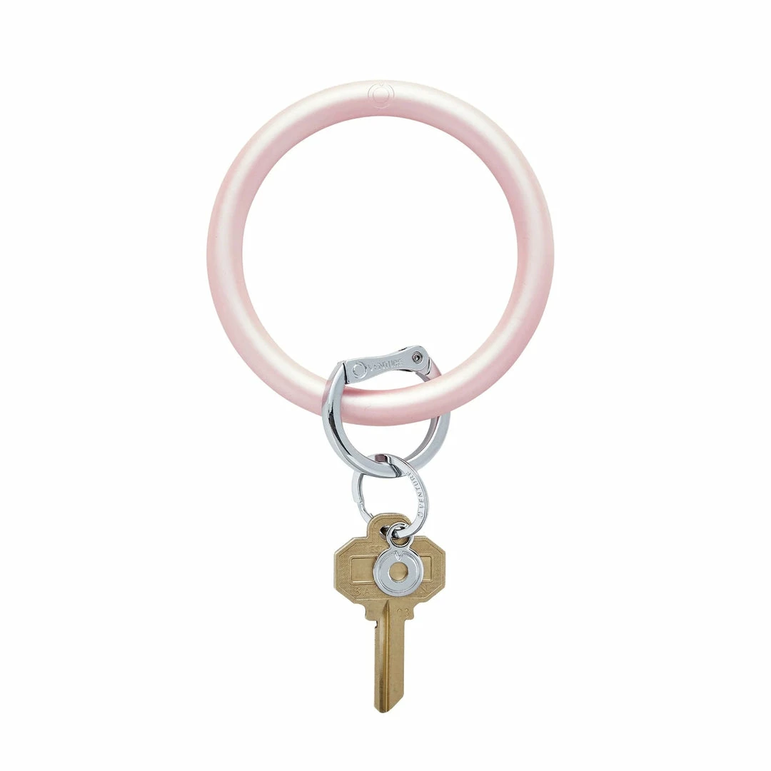 Texas Bling Rose Pearlized Collection Key Ring 1 Texas Bling Rose Pearlized Collection Key Ring