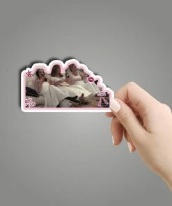 Texas Bling Wedding Dress Sticker Stickers