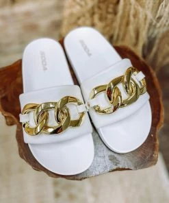 Fortune Dynamic Shoes Talent Sandals- White