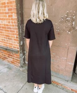 Cezele Leopard Lips T-Shirt Midi Dress Dresses