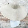 Texas Bling Everly Beach Sunshade Straw Hat- Khaki