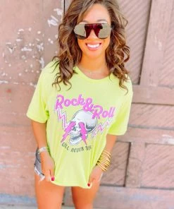 Pierce + Pine Skull Rock N Roll Graphic Tees