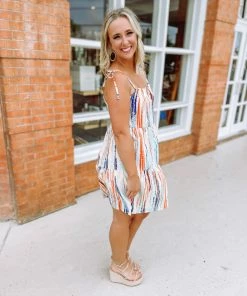 EL Kanna Morgan Multicolor Spaghetti Dress Dresses 8 EL Kanna Morgan Multicolor Spaghetti Dress Dresses