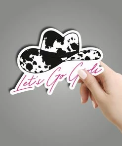 Texas Bling Stickers Let's Go Girls Sticker