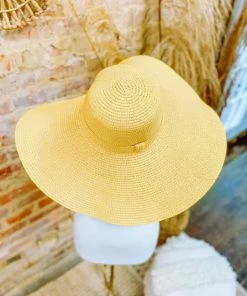 Texas Bling Jackie Fedora Hat- Yellow