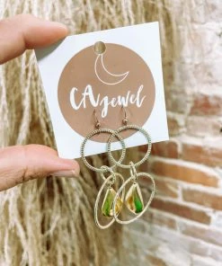 Texas Bling Gold Digger Earrings