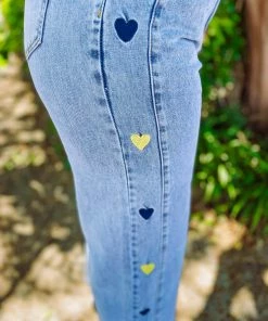 Listicle Maia Denim Washed Wide Bottom Pants 9 Listicle Maia Denim Washed Wide Bottom Pants