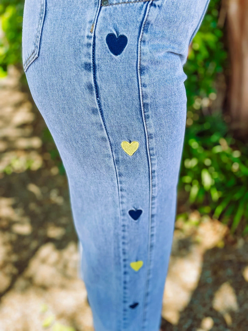 Listicle Maia Denim Washed Wide Bottom Pants 4 Listicle Maia Denim Washed Wide Bottom Pants