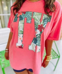 G Ink Graphic Tees Tropical Tx 9 G Ink Graphic Tees Tropical Tx