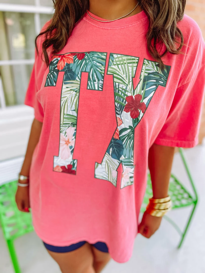 G Ink Graphic Tees Tropical Tx 4 G Ink Graphic Tees Tropical Tx