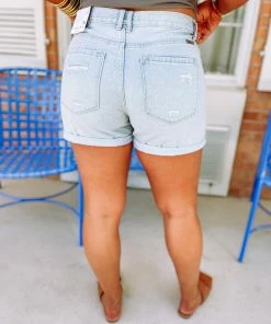 Kancan Shelley High Rise Repaired Mom Shorts 8 Kancan Shelley High Rise Repaired Mom Shorts