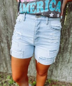 Kancan Denim Daphne 90's Boyfriend Mid Short