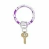 Texas Bling Deep Purple Marble Collection Key Ring SFA