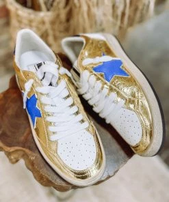 Shu Shop Shoes Piera Star Sneaker- Gold