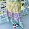 Hailey & Co Plus Georgia Floral Print Mixed Maxi Skirt