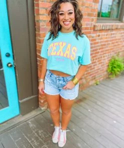 G Ink Texas Chalky Mint Graphic Tees 8 G Ink Texas Chalky Mint Graphic Tees