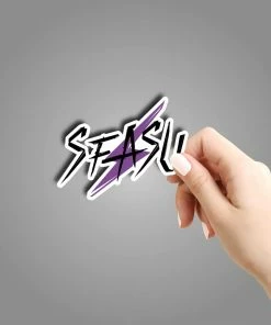 Texas Bling SFASU Lightning Sticker