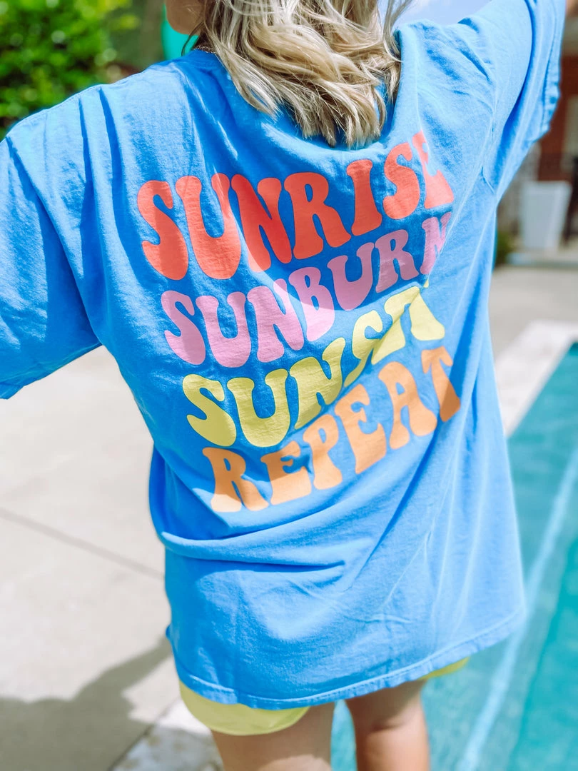 Pierce + Pine Graphic Tees Sun Repeat 1 Pierce + Pine Graphic Tees Sun Repeat