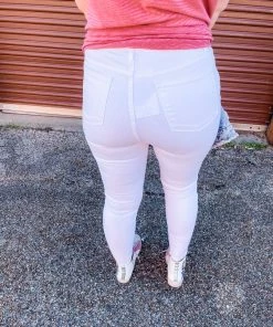 Judy Blue Tessa White High Waisted Skinny Jeans Denim