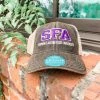 Texas Bling Split Line SFA Trucker Hat- Black