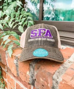 Texas Bling Split Line SFA Trucker Hat- Black