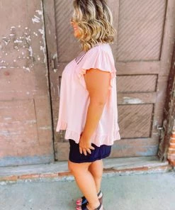 Hailey & Co Plus Jaylee Embroidered Thread Mixed Yoke Top 9 Hailey & Co Plus Jaylee Embroidered Thread Mixed Yoke Top