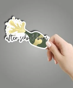 Texas Bling After School Hours Sticker Stickers