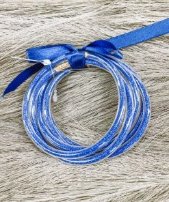 Texas Bling Haley Bangle Bracelet- Cobalt Jewelry