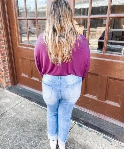 143 Story Austin Boatneck Dolman Sleeve Bodysuit Plus