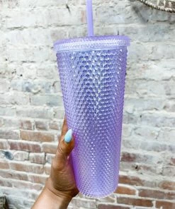 Texas Bling Gifts Studded Tumbler- Irredescent Lilac
