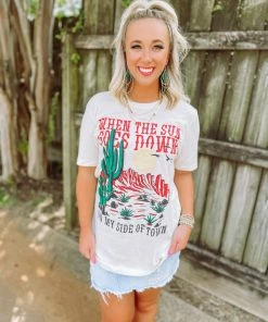 Pierce + Pine Sun Goes Down Graphic Tees