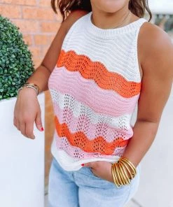 Miss Sparkling Libby Color Block Knit Tank Top 9 Miss Sparkling Libby Color Block Knit Tank Top