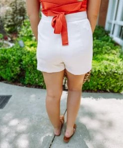 Entro Robin Button Detail Front High Waisted Shorts Bottoms 9 Entro Robin Button Detail Front High Waisted Shorts Bottoms