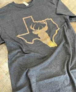 G Ink Deer Texas Graphic Tees