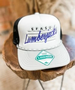 Legacy SFASU Lumberjacks Laguna Trucker Hat- Grey/Black