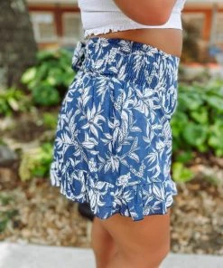 &MERCI Bottoms Taylor Ruffle Hem High Rise Shorts