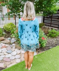 Umgee Miranda Abstract Border Print Dress 8 Umgee Miranda Abstract Border Print Dress