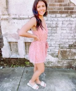 She + Sky Jolie Floral Print Romper Rompers & Jumpsuits