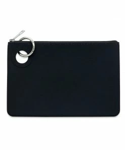 Texas Bling Back In Black- Large Silicone Pouch Bags