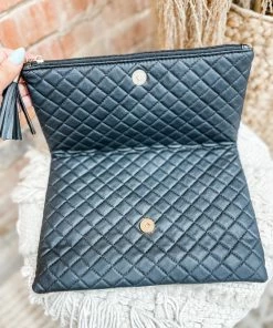 Texas Bling Mila Quilted Foldover Clutch