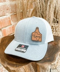 Texas Bling 1836 Leather Ear Tag Hat