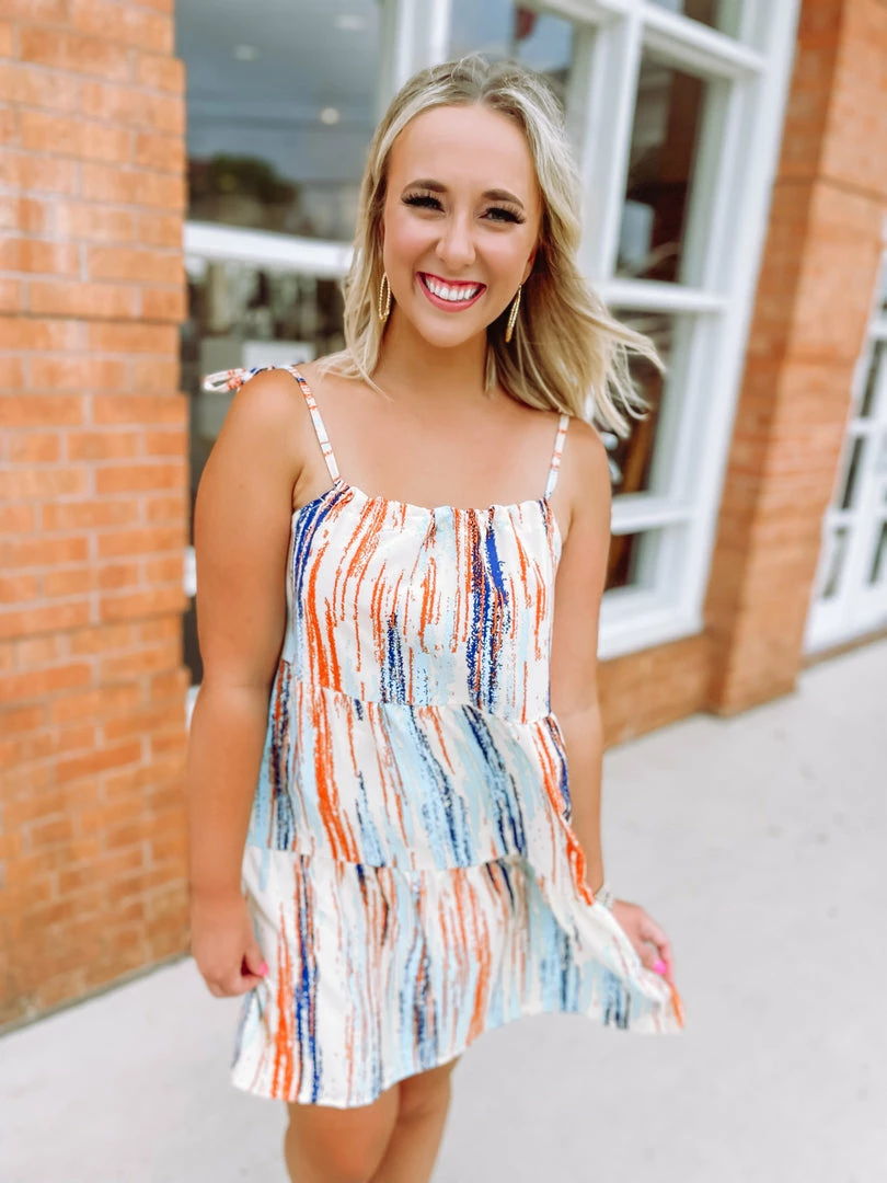 EL Kanna Morgan Multicolor Spaghetti Dress Dresses 2 EL Kanna Morgan Multicolor Spaghetti Dress Dresses