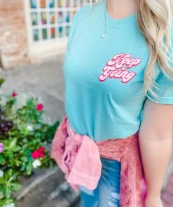 Pierce + Pine Keep Going Graphic Tees